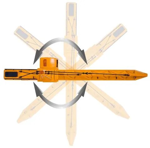 Jamara Otočný vežový žeriav na diaľkové ovládanie, 99 cm (100396156)