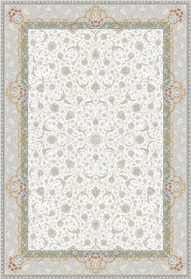 Koberec Miras 1202 CREAM – krémový obdĺžnik s orientálnym vzorom Rozmer: 200x300 cm