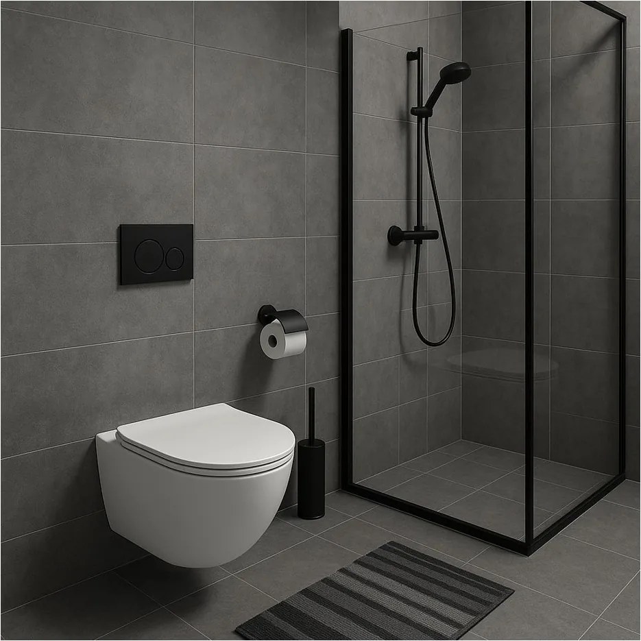 Závesný set GEBERIT Duofix Basic+ závesné WC Lily+ Rimless Tornado 48 x 36 cm + WC sedadlo, biela, GEBERIT-LILY-TO2-WH