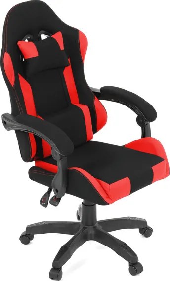 Herná stolička čierna / červená KA-R209 RED
