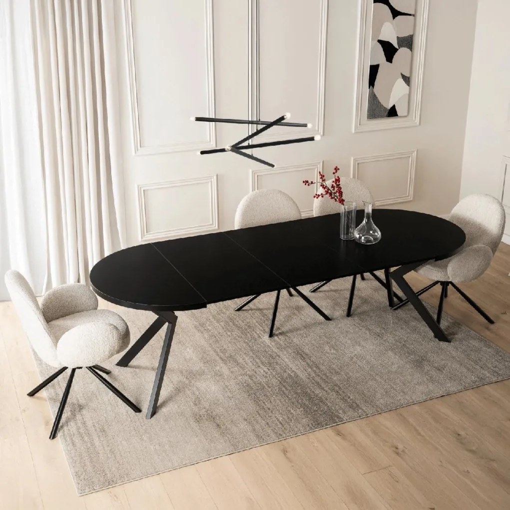 PROXIMA.store - Okrúhly stôl LUKAS FARBA: sivá