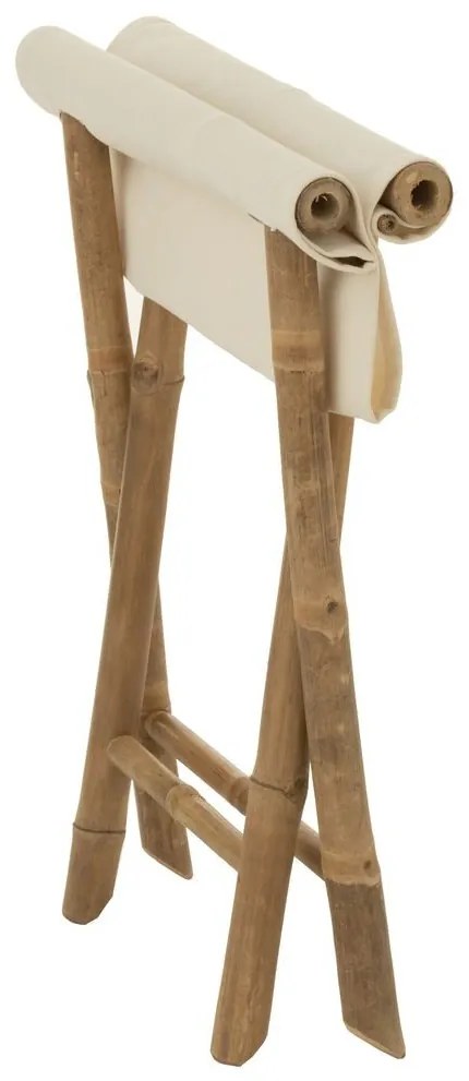 Prírodná bambusová stolička Bamboo Natural - 40*40*42cm