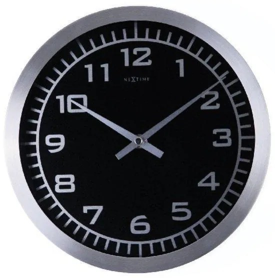 Designové nástěnné hodiny 2954 Nextime Blacky 45cm