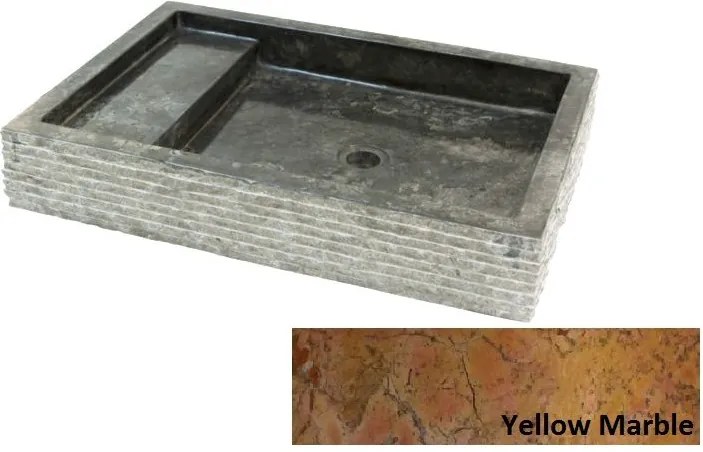 Kamenné umývadlo Kotak Trap Marmo Yellow