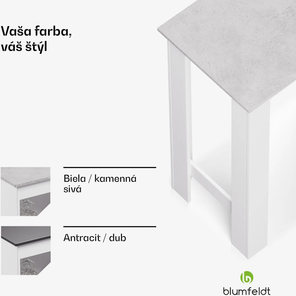 Blumfeldt Bellshill, barový stôl, pultový stôl, domáci bar