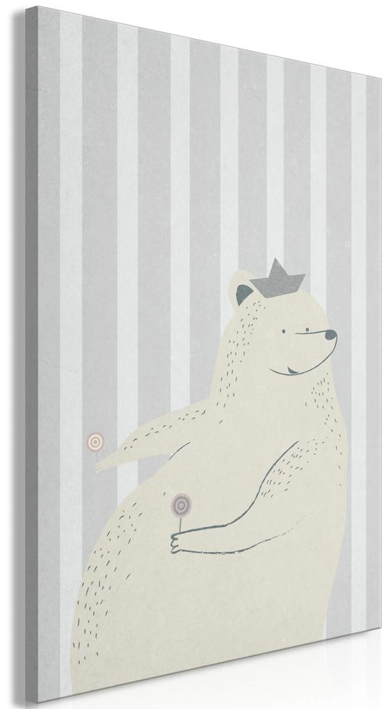Artgeist Obraz - Teddy Bear Gourmand (1 Part) Vertical Veľkosť: 40x60, Verzia: Na talianskom plátne