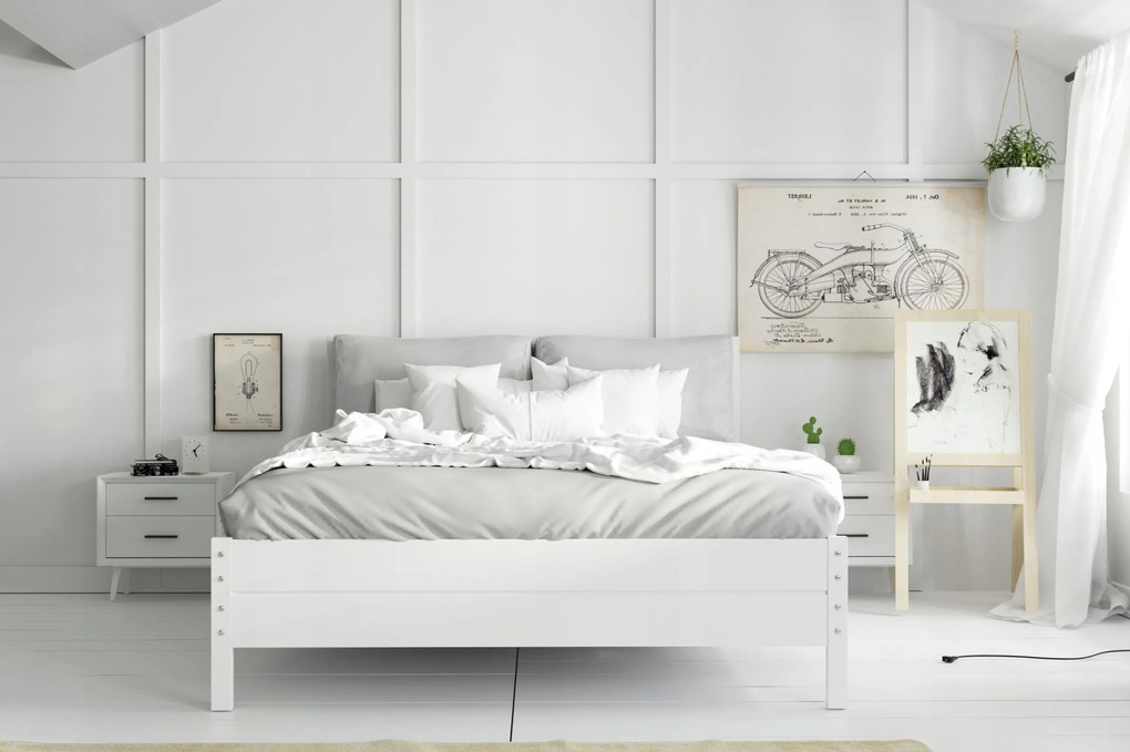 INTERBEDS Detská posteľ Continental 180x200cm biela