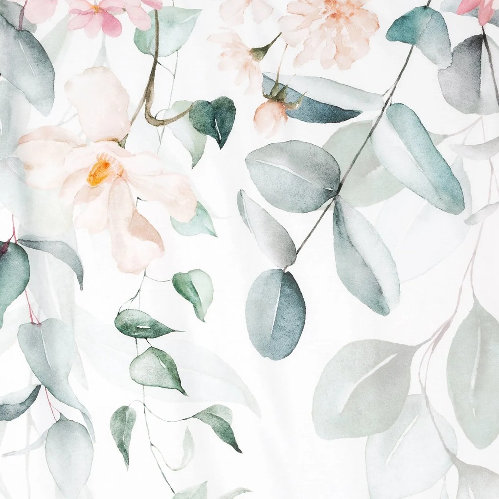 MAKOSATÉNOVÉ OBLIEČKY JULIET 200X220 CM, 2 KS 70X80 CM VZOROVANÉ