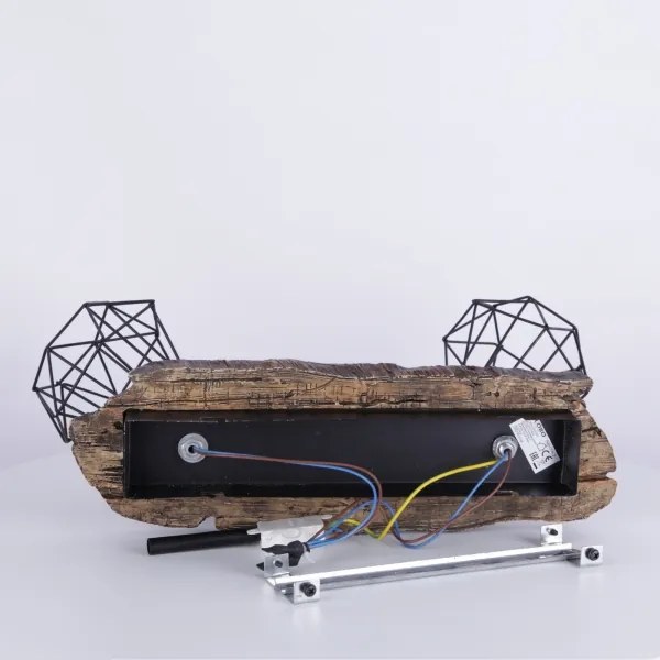 Globo 54017W-2 - Bodové svietidlo PRISKA 2xE27/60W/230V