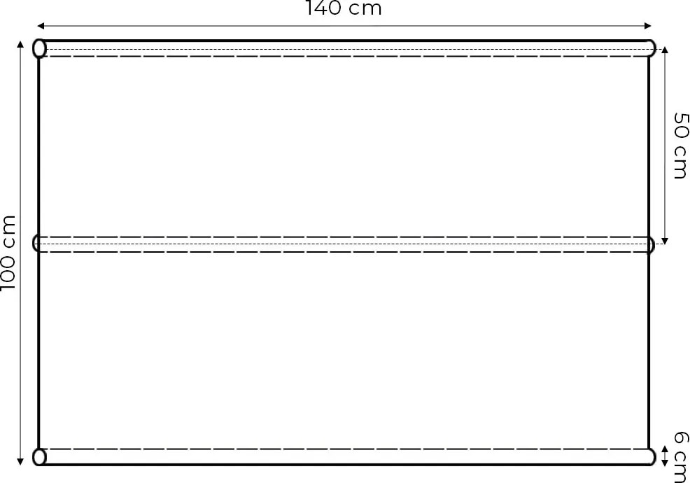 Sedák na záhradnú hojdačku BUSTIA 140x100 cm sivý