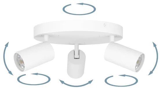 Eglo 900338 - LED RGBW Stmievateľné bodové svietidlo TELIMBELA-Z 3xGU10/4,9W/230V