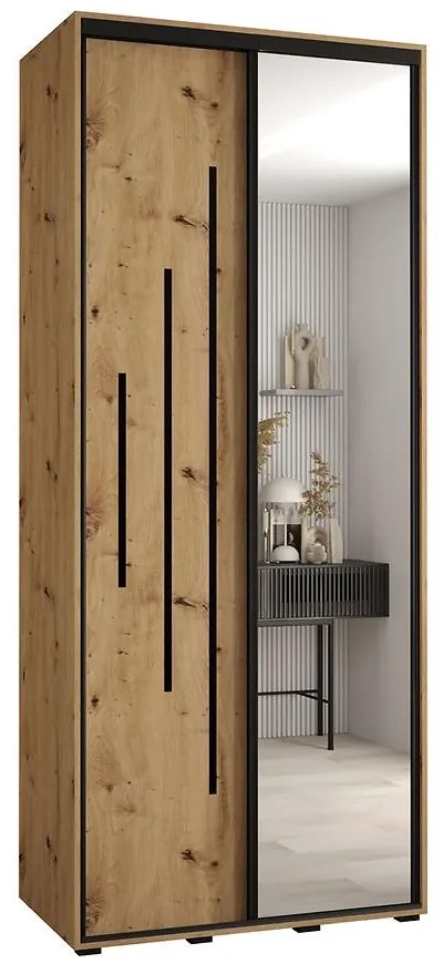 Skriňa 45 Canaris 13 100 artisan/čierna