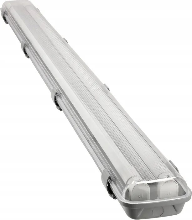 Súprava 2x Hermetické svietidlo 120 cm - lampa + LED trubice do dielne a garáže