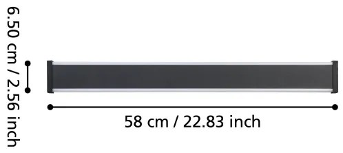 Eglo 900677 - LED Vonkajšie nástenné svietidlo NEVIANO 2xLED/7W/230V 3000K IP55