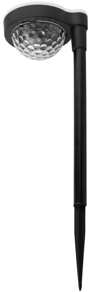 Solární LED lampa Lati 38 cm černá/teplá bílá