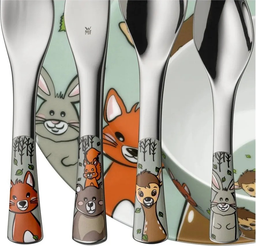 Porcelánová detská jedálenská súprava 6 ks Forest Friends – WMF