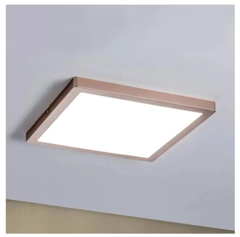 Paulmann 70941 - LED/20W Panel prisadený ATRIA 230V 4000K 30x30 cm rose gold