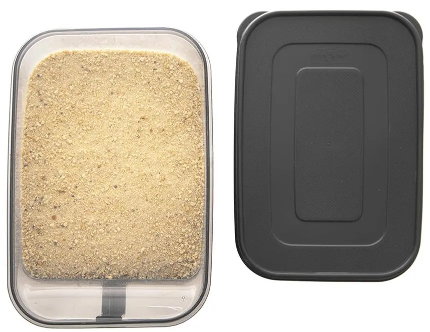 Orion Dóza na potraviny s vekom a uchom MATRIX, 1,7 l, sivá