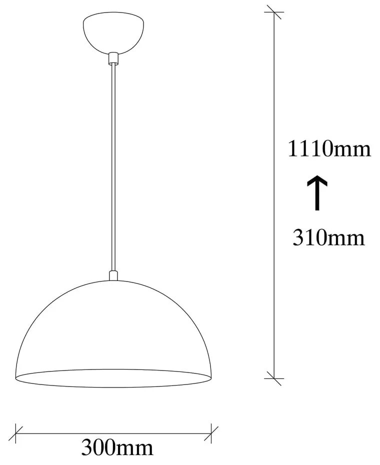 Čierne závesné svietidlo Opviq lights Silvani
