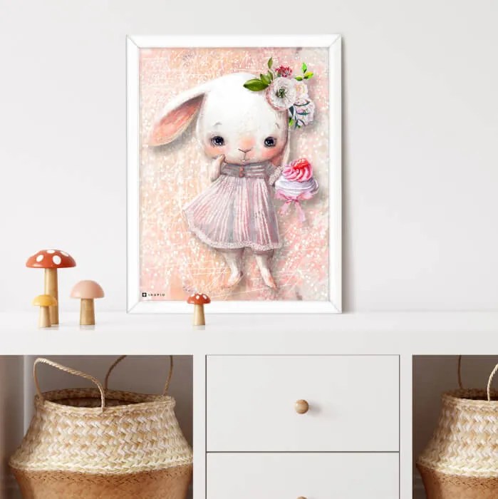 Obrazy na stenu do detskej izby - Zajačik