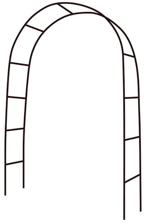 Oblúk na ruže kovový GA-A 133x38x240