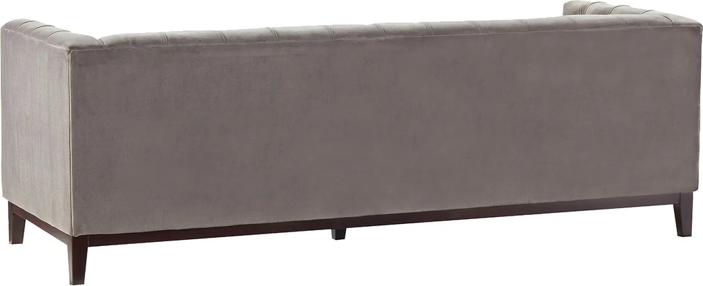 Pohovka Velvet Elite grey pre 3 osoby
