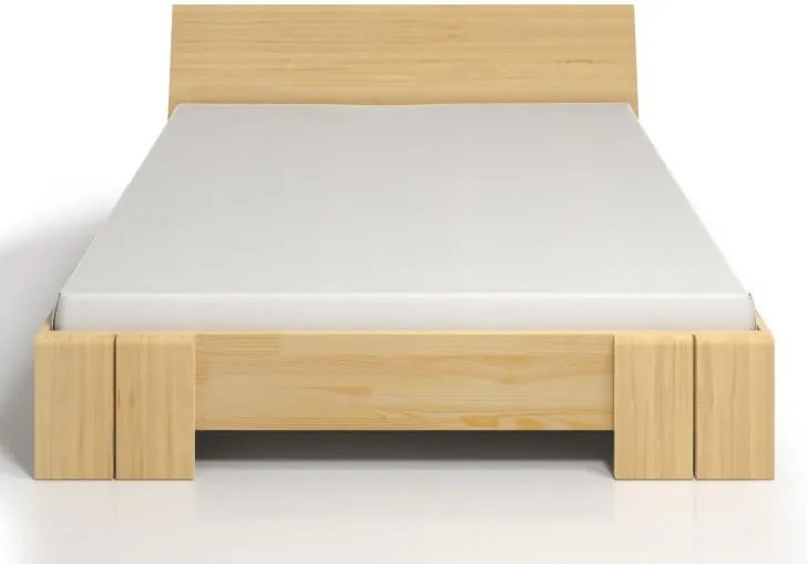Dvojlôžková posteľ z borovicového dreva SKANDICA Vestre Maxi, 140 × 200 cm