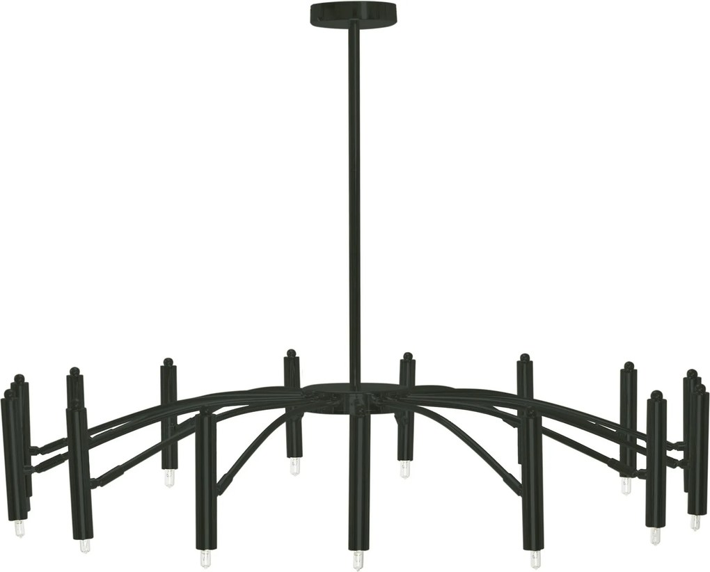 Toolight Toolight, stropná lampa 15xG9 APP1196-15CP, čierna, OSW-40113