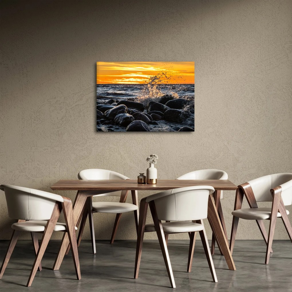 Obraz morských vĺn (70x50 cm)