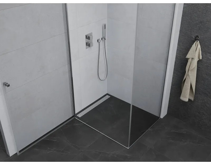 Mexen Pretoria sprchovací kút 75x70cm, 6mm sklo, chrómový profil-číre sklo, 852-075-070-01-00