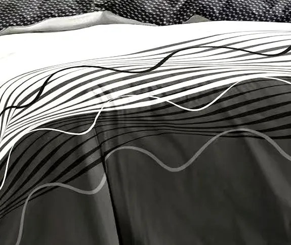 Obliečky Homa DAHOMA WAVE 7-dielna sada 140x200 cm
