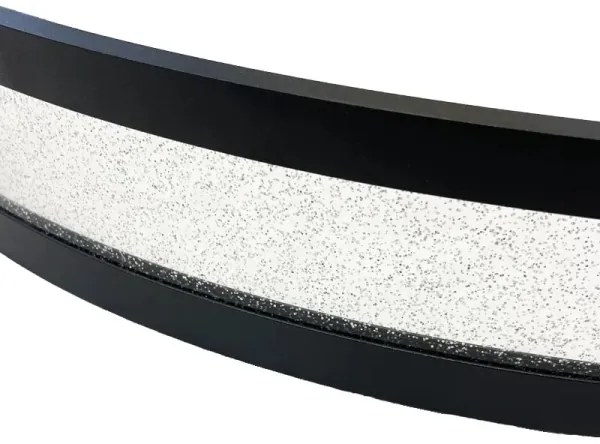 LED Stmievateľný luster na lanku LED/45W/230V čierna + diaľkové ovládanie