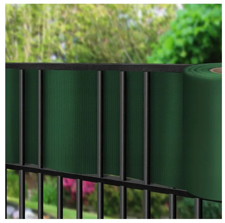 Tieniaca plotová fólia s rozmermi 19 cm x 35 m - zelená