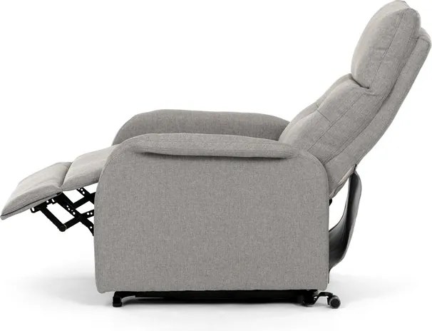 Autronic BONTEC Polohovacie kreslo, elektrické káblové ovládanie, krémová, látka, TV-5482 CRM2 Farba: Šedá