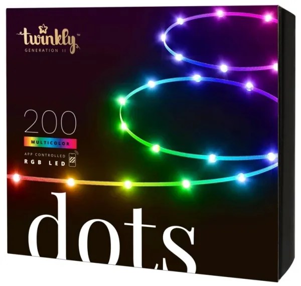 Twinkly TWD200STP-TEU - LED RGB Vonkajší stmievateľný pásik 200xLED 10m IP44 WiFi