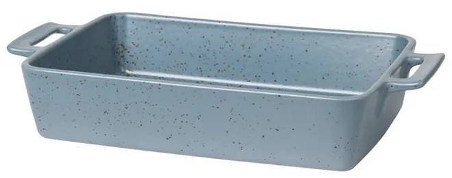 Zapékací mísa Broste HASLE 37X21,5cm modrošedá