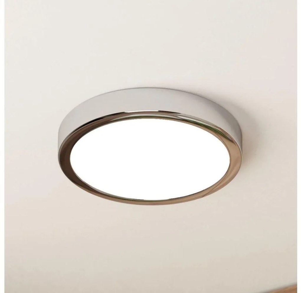 Eglo 900641 - LED kúpeľňové stropné svietidlo FUEVA LED/17W/230V IP44 chróm