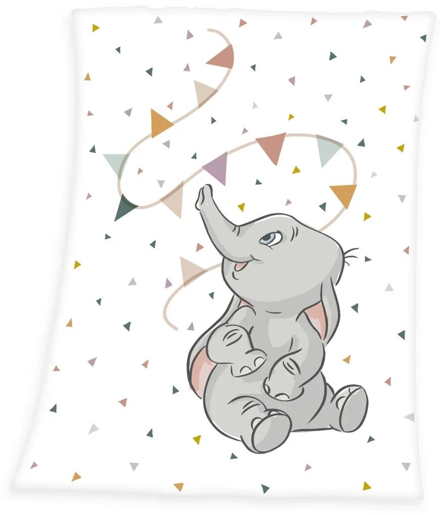 Herding Detská deka Dumbo, 75 x 100 cm