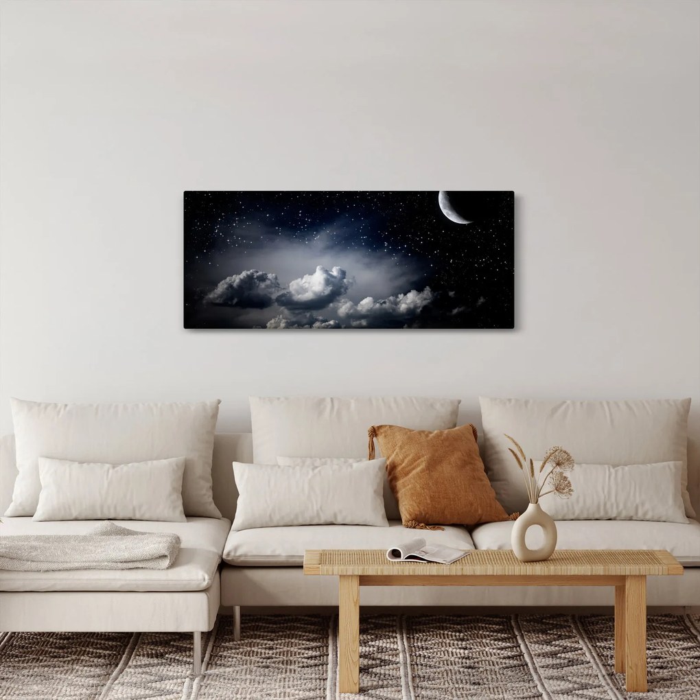 Obraz - Hviezdna obloha (120x50 cm)