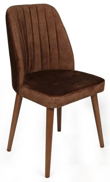 Súprava jedálenských stoličiek Alfa Brown and Walnut, 2 ks