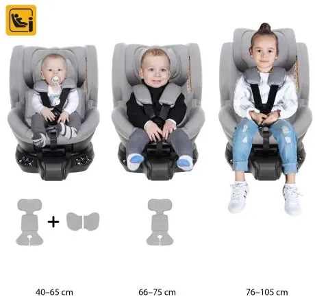 Autosedačka Zopa Voyager 2 i-Size, Silver Grey