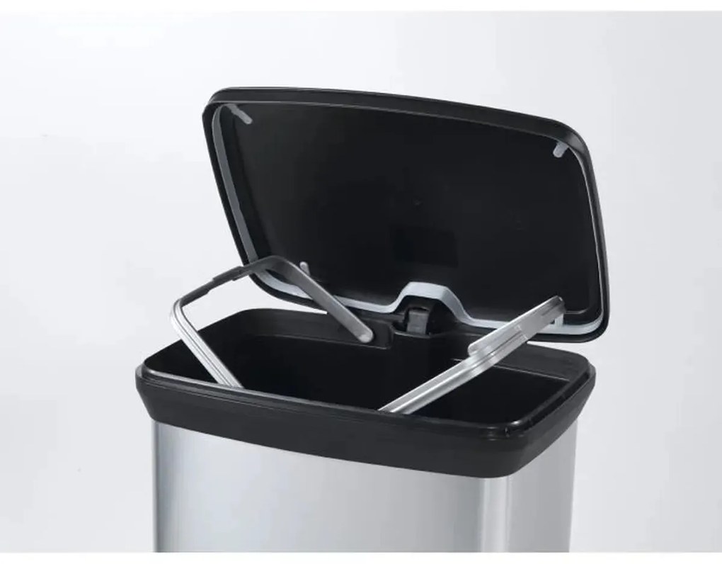 Curver Odpadkový kôš DECO BIN 50L, strieborný