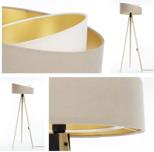 Stojacia lampa GALAXY 1xE27/60W/230V béžová