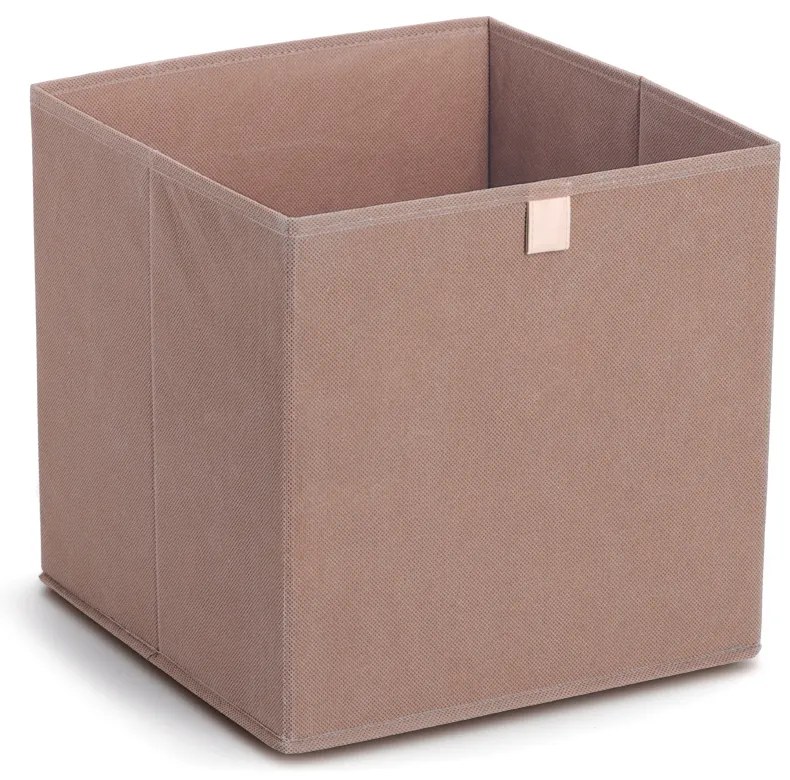 Zeller Present Úložný box, kostka, do čtvercový knihoven WOVEN 32x32x32,mocha