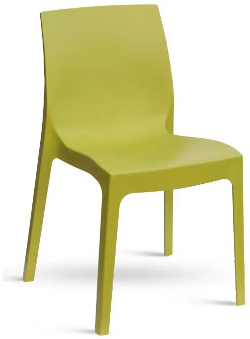 Stima Plastová stolička ROME Odtieň: Grigio Perla - sivá