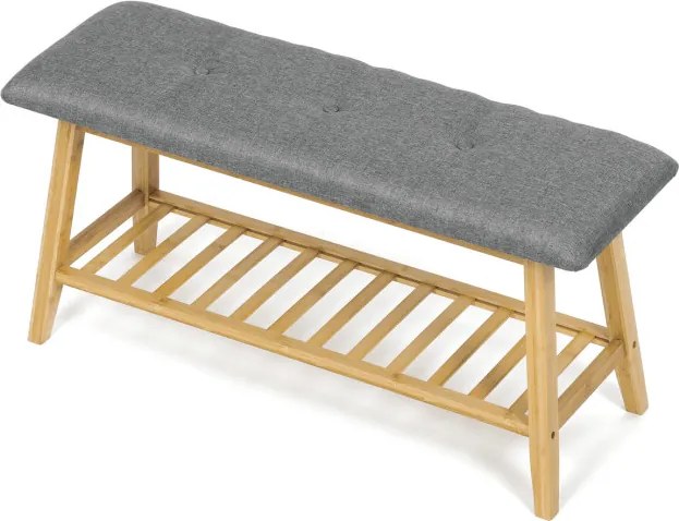 Bambusový botník prírodný DR-N1012 GREY2