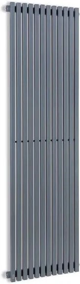 Besoa Delgado 160 x 45, radiátor, 822 W, teplá voda, 1/2&quot;, 8 – 20 m², sivý
