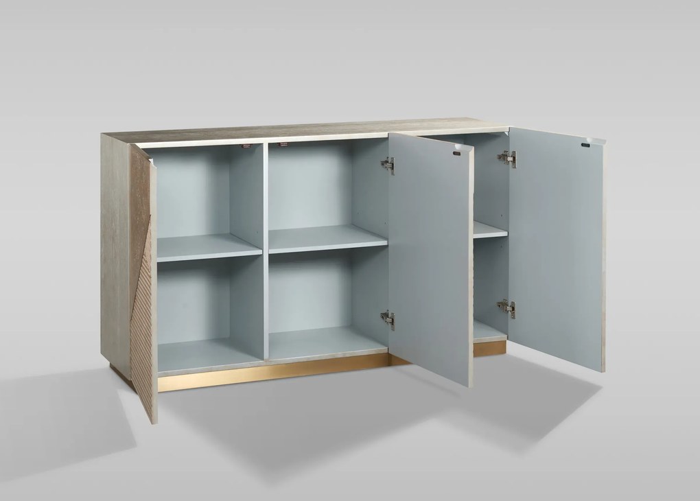 Komoda Stilig ST801 150 cm šampanská/zlatá