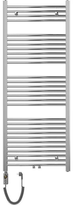 Mexen Ares, elektrické vykurovacie teleso 1500x600 mm + vykurovacia tyč 600 W, chrómová, W102-1500-600-2600-01