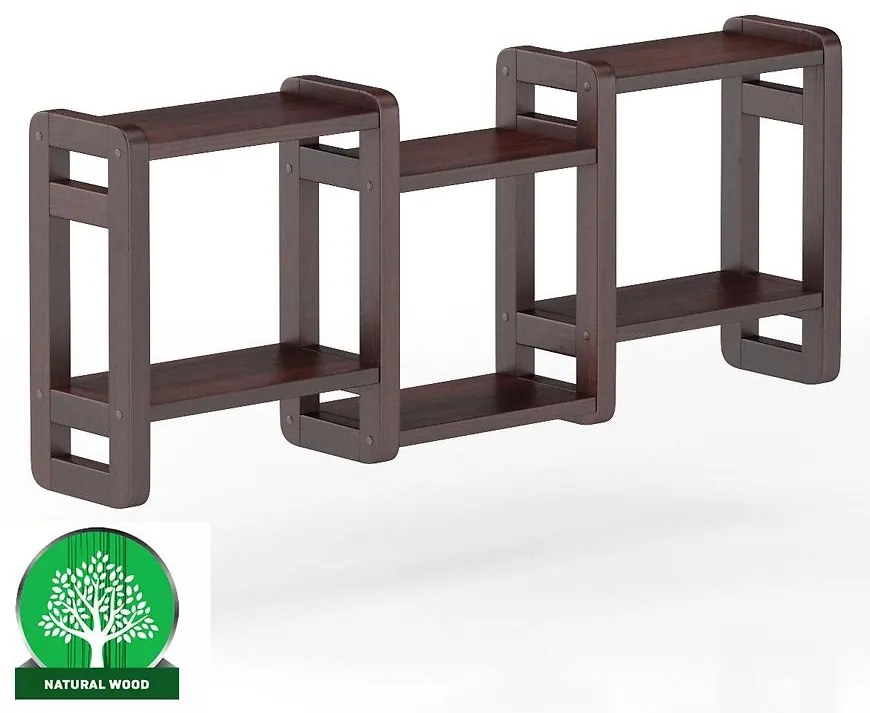 Polička borovica PK103-110x44x19 orech